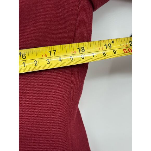 Pendleton Blazer Suit Jacket Women Size 10‎ Red Wool New - Picture 6 of 10